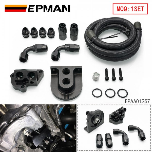 EPMAN Oil Filter Relocation Kit For Mustang GT / 150 GT350 & GT500 For